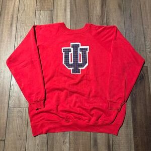 Vintage indiana university IU Hoosiers crewneck sweatshirt size 2XL‎ XXL